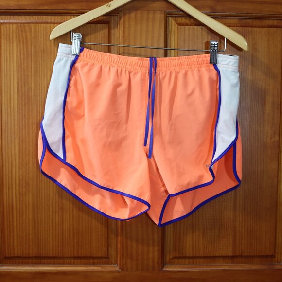 The North Face Bright Orange Flash Dry Athletic Running Shorts LG - Picture 1 of 10